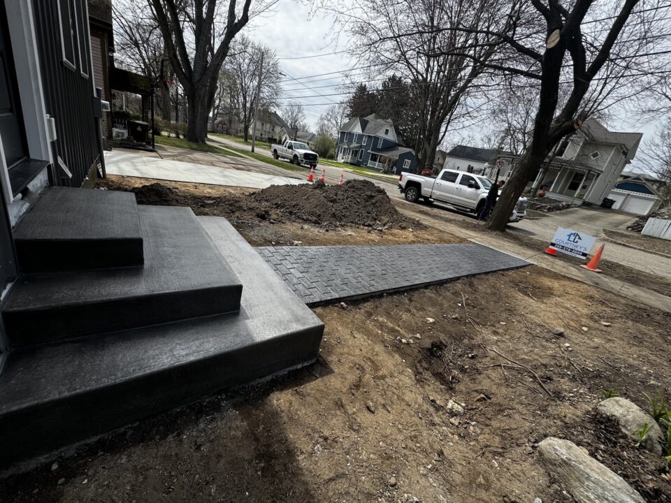 Concrete - sidewalks